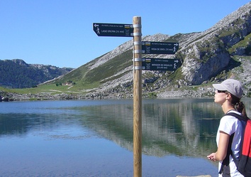 Seen von Covadonga im Nationalpark Picos de Europa